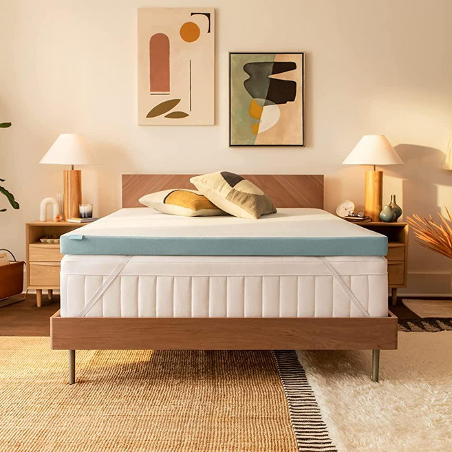 미국출고 평점4.5+ 239248 Tempur Pedic 템퍼 클라우드 2인치 매트리스 토퍼 트윈 XL, 3" + Cooling