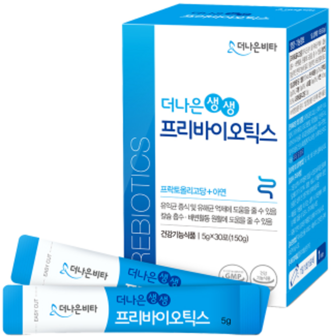 더나은 생생프리바이오틱스 5g*30포, 150g, 1박스