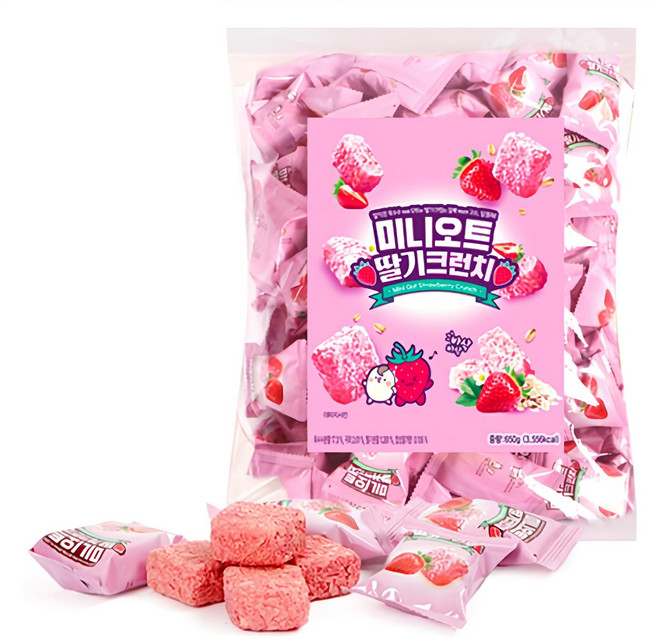 미니오트 크런치 딸기향, 1개, 650g