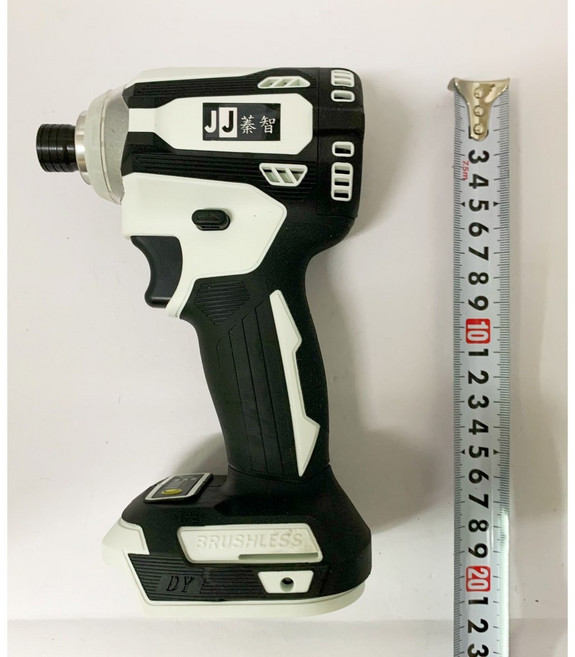 JJ 智慧 無刷鋰電衝擊起子機 21V 短起子, 1個, 白黑 單機(無電池、充電器、塑盒等配件)