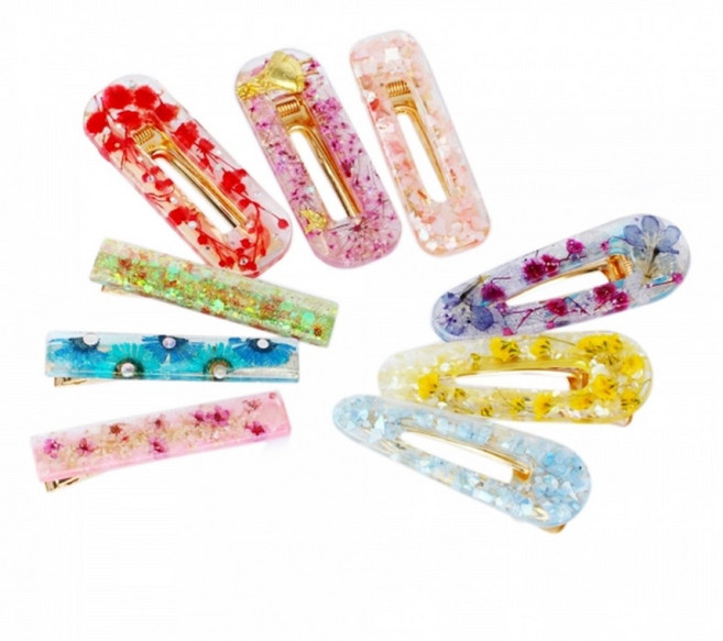 레진아트 공예_헤어핀& 타이핀 실리콘몰드& 핀 992619