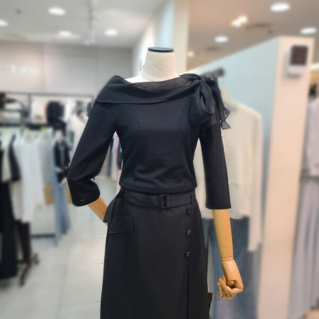 잇미샤 잇미샤 텍스처 블록 타이 티셔츠(ITP8YTS110)_DG