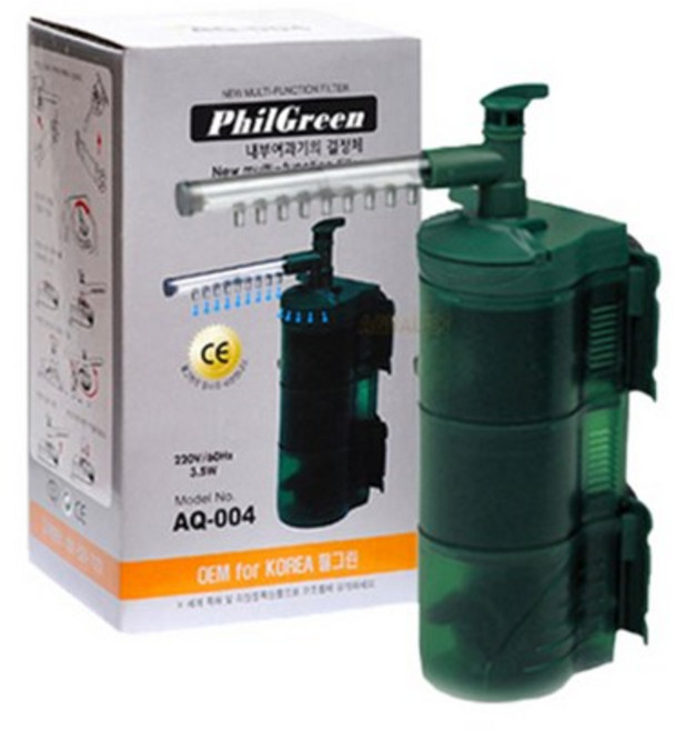 필그린 측면여과기 AQ-004, 3.5W, 1개