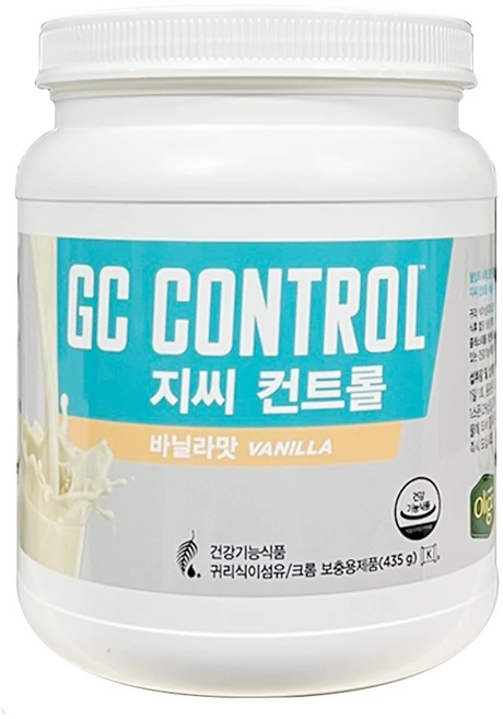 멜라루카 지씨 컨트롤 바닐라맛 귀리식이섬유 435g +포켓물티슈 증정, 1개 - 쿠팡