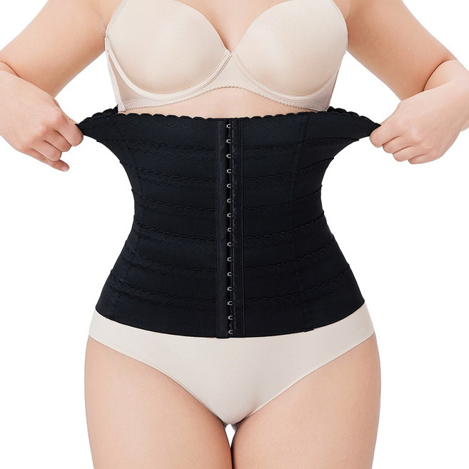 네빌리티 여성용 스테이 코르셋 벨트 반조르주 원단 단추조절 자세지지 산후복구 데일리 착용