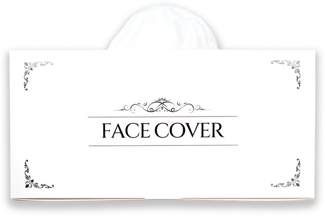 뷰티다모아 부직포 페이스커버 옷가게 일회용 박스형, 100개, 화이트