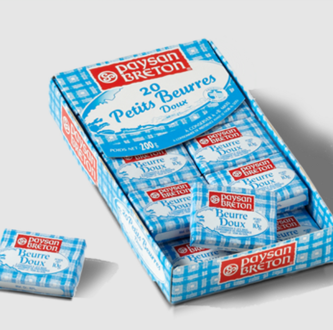 페이장브레통 프랑스 빼띠 무염 버터 10g x 20개, 페이장 무염 포션버텨 10g 20개