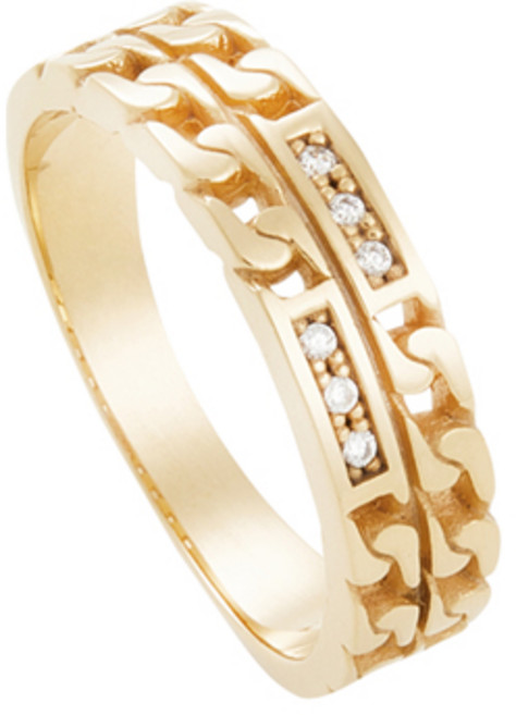 G02 루이골드 여성 반지 남자 커플링