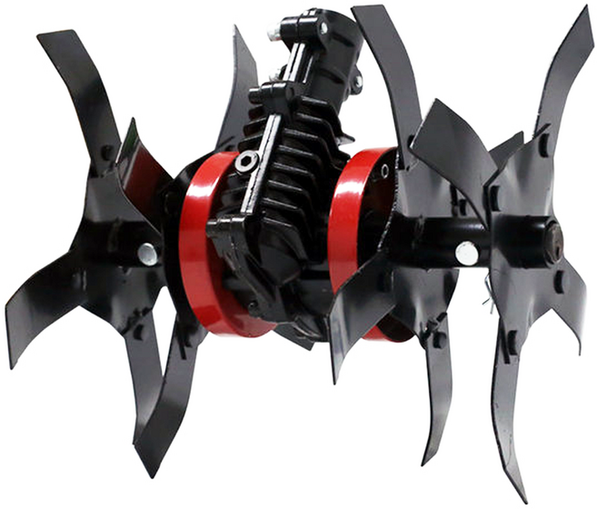 리벤토 엔진 예초기 부착 관리기 소형 미니 로타리 날 (기어뭉치24mm-7T호환), 1개