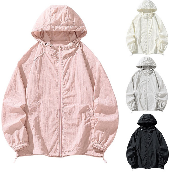 디디오 남녀공용 초경량 윈드브레이커 후드 집업 바람막이 등산복 운동복 자켓