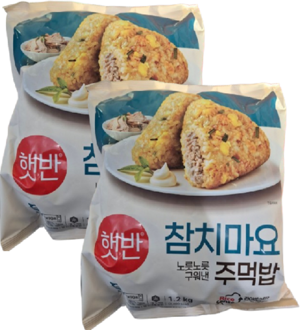 코스트코 햇반 참치마요 주먹밥 + 더메이런알콜티슈, 2개, 1.2kg