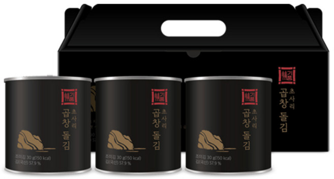 암웨이 정기품 초사리 곱창 돌김, 1박스, 90g
