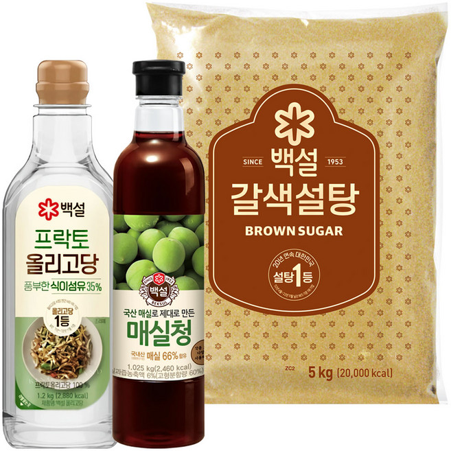 맛있는 매실청 KIT(갈색설탕 매실청 올리고당), 1개, 1.2kg