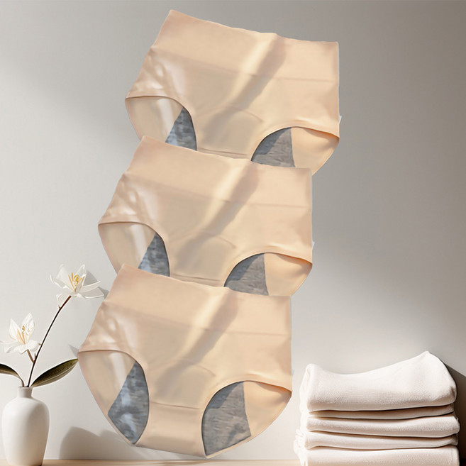 코지레이스 위생팬티 빅사이즈 하이웨스트 생리팬티 3p