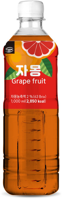 대호 까르페데이 자몽 액상 1000ml, 1L, 1개