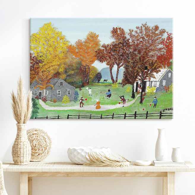 더 아트 컴퍼니 그랜마 모지스 따뜻 힐링 명화그림 액자 행복 그림 아이방 카페 홈데코 거실 사무실 매장 인테리어 50종 1-25, 8. GM-내가 잡을게