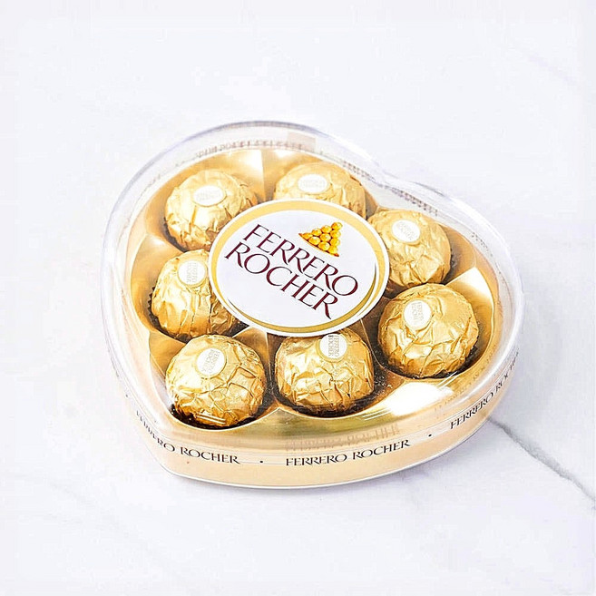 페레로로쉐 T8 하트 초콜릿 발렌타인 화이트데이 수능합격 선물, 40개, 100g
