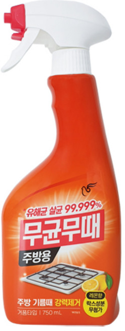 피죤 무균무때 주방용 세정제 750ml 살균제, 1개