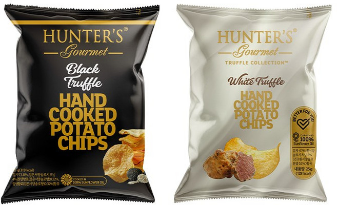 헌터스 트러플 포테이토칩 (블랙+화이트), 10세트, 50g