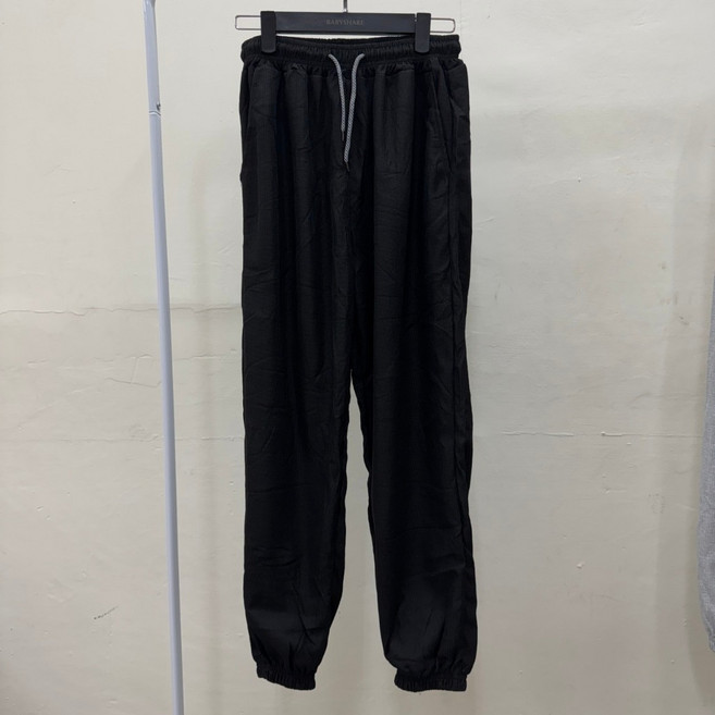 Ladyshare 韓版華夫格寬鬆束腳運動褲 G014 女裝高腰運動長褲