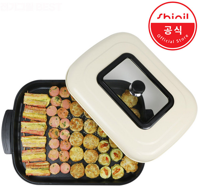 신일 전기그릴 대형 61Cm 잔치팬 다이아몬드코팅, SPP-1600KB