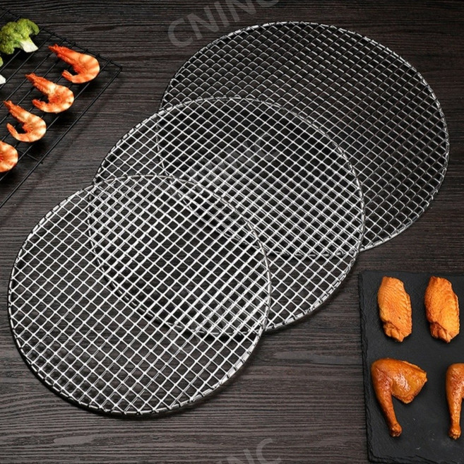 스테인레스 원형 그릴 웨버 원형 화로 굵은 그릴 업소 바바큐 고기집 화로 석쇠, P.직경 58 cm 스텐그릴 + 청소솔, 1개