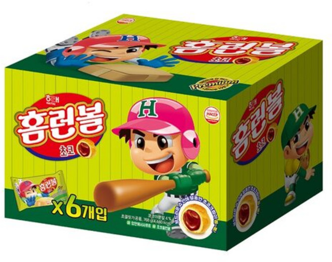 Haitai Homerun Ball 768g / 128g x 6, 1g, 1개