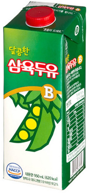 삼육 달콤한 두유B 950ml, 3개