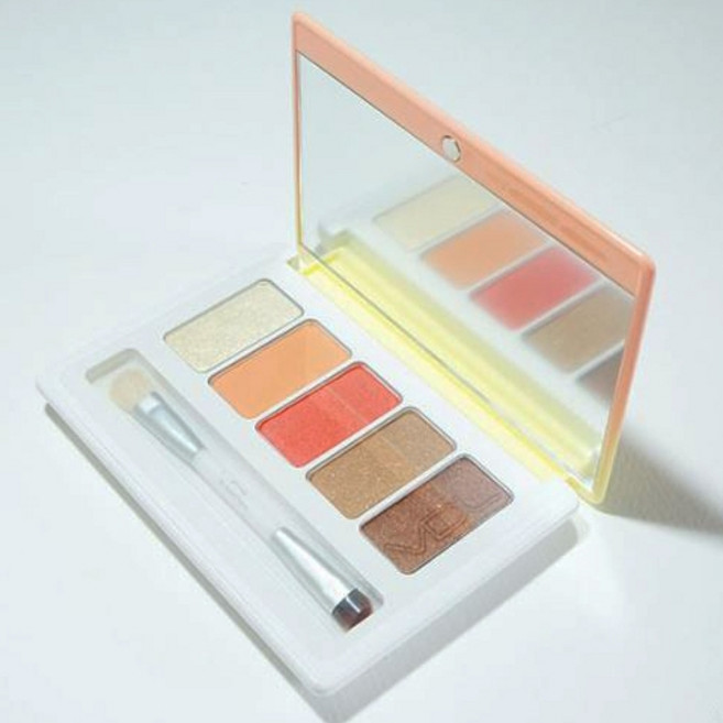 VDL x Pantone 幻彩五色眼影盤 韓國彩妝, 1個, 06咖啡暖橘-現