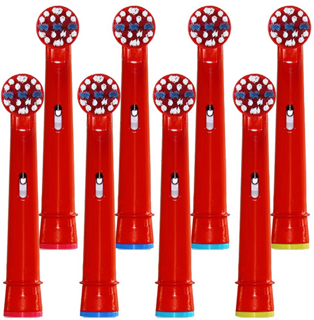토비메모리 어린이 전동칫솔 호환모, EB10, 8개