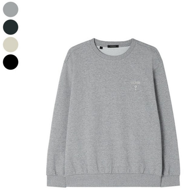 패플 ON 유니 무테 삼각 자수로고 맨투맨 NP3KE403 965266