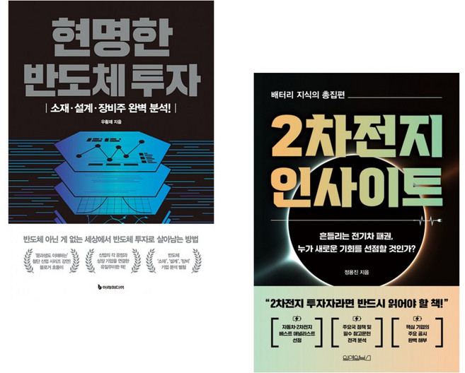 (우황제) 현명한 반도체 투자 + (정용진) 2차전지 인사이트 (전2권)
