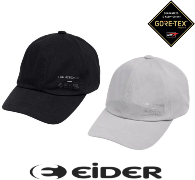 [백화점 매장판] 아이더 고어텍스 공용 볼캡 기능성 모자 등산 아웃도어 등산모자 등산캡모자, 아이더 블랙