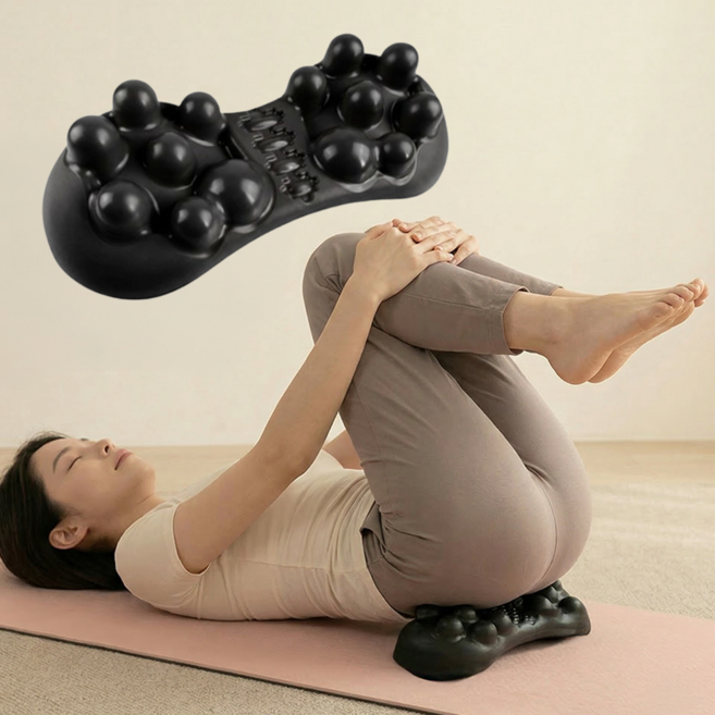 에클라 머리부터발끝까지 전신 지압 근막이완 밸런스 마사지기, 블랙, 1개