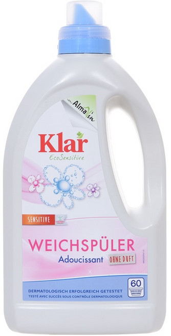 독일 Kla 무향 섬유 유연제 친환경 천연 성분 세제, 1개, 1.5L