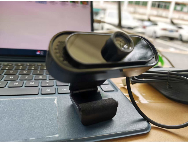 웹캠 360 회전식 미니 소형 스트리밍 웹 카메라 풀 HD 플러그 앤 플레이 컴퓨터 USB PC노트북용 마이크 포함 ﻿, C2-BLACK