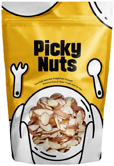 피키너츠 견과류 아몬드슬라이스, 1개, 500g