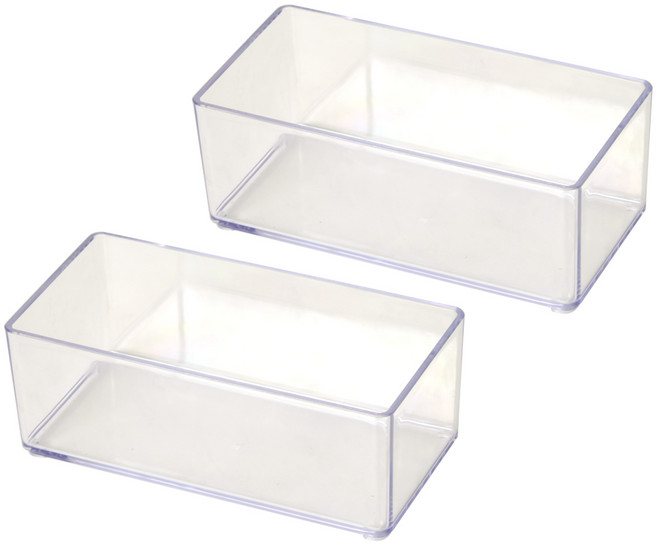 클리어 정리함 화장품 악세사리 투명 수납함, 1세트