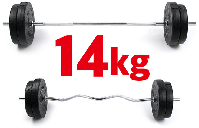 바투스포츠 14kg 역기 세트, 소봉, 1개