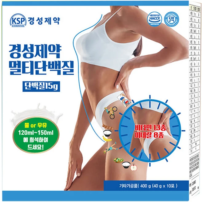 경성제약 멀티단백질 40gX10포 간편한식사대용 헬스보충제 환자영양식 굿뉴스쇼핑 당일발송, 1박스, 10회분 - 쿠팡