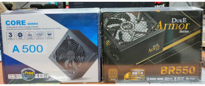 CORE A500 BR550 電源供應器, 1個