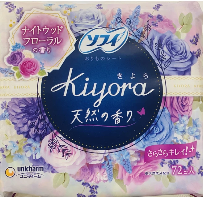 일제 천연향 팬티라이너 일본정품 유니참 쏘피 키요라 72매 천연향 또는 향없음, 1개, 일반, 72매입, 랜덤 - 쿠팡