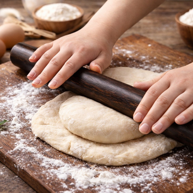 내집내산 홍두깨 나무 반죽 밀대, 1개