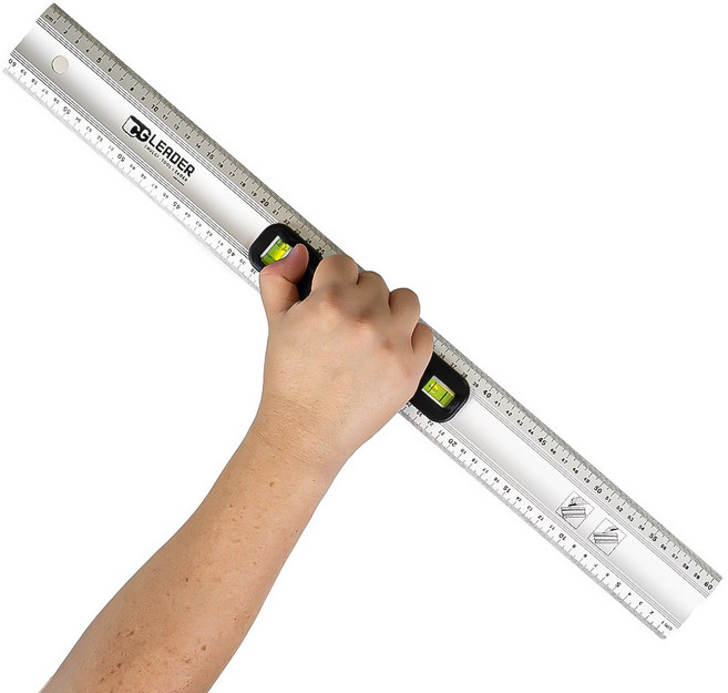 알루미늄자 전기기능사자 재단자 정밀 시공 손잡이자, 1개