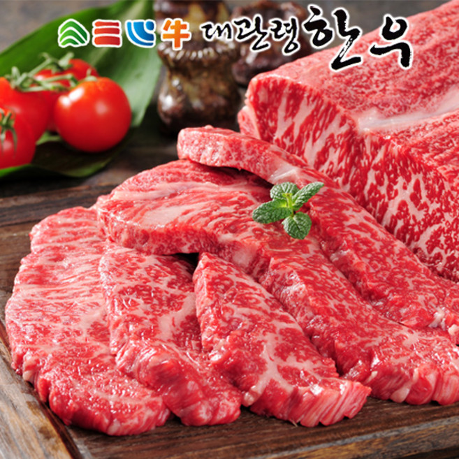 대관령한우 1++(투플러스)등급 채끝, 400g, 1개