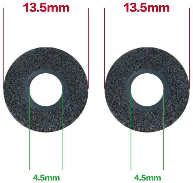 金士曼記憶海綿耳塞 入耳式耳道式耳塞 2顆 內徑4.5mm 大號 黑色, 1個, 2顆｜內徑4.5mm｜大號｜黑色