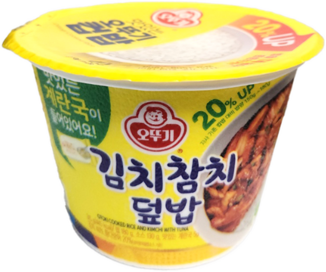 오뚜기 컵밥 김치참치덮밥 315g, 12개