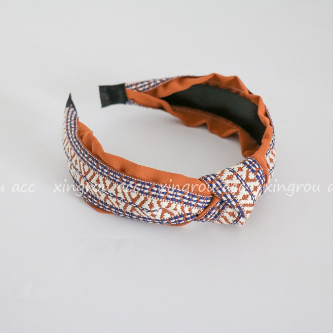 圖騰扭結髮箍 / 民族風髮帶