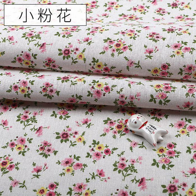 麻桌布 藍方格 60*150cm, 小粉花 鎖邊款 ,150*150cm, 1個