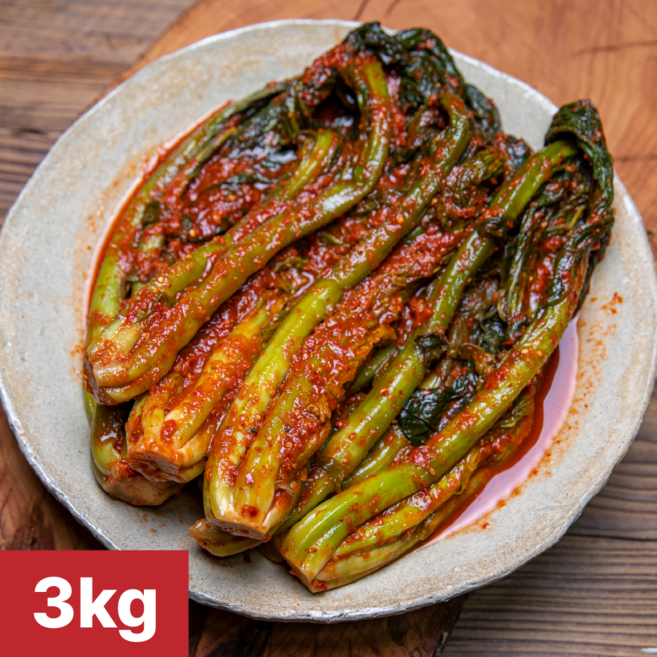 [여수 청년농부] 당일제조 국내산 갓김치 여수돌산갓김치, 3kg, 1개